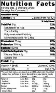 One Skillet Chicken Sausage &amp; Potatoes Nutrition Facts