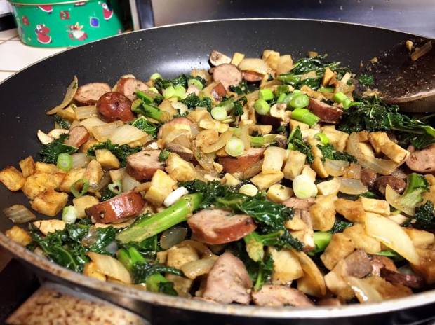 OneSkilletChickenSausage&amp;Potato